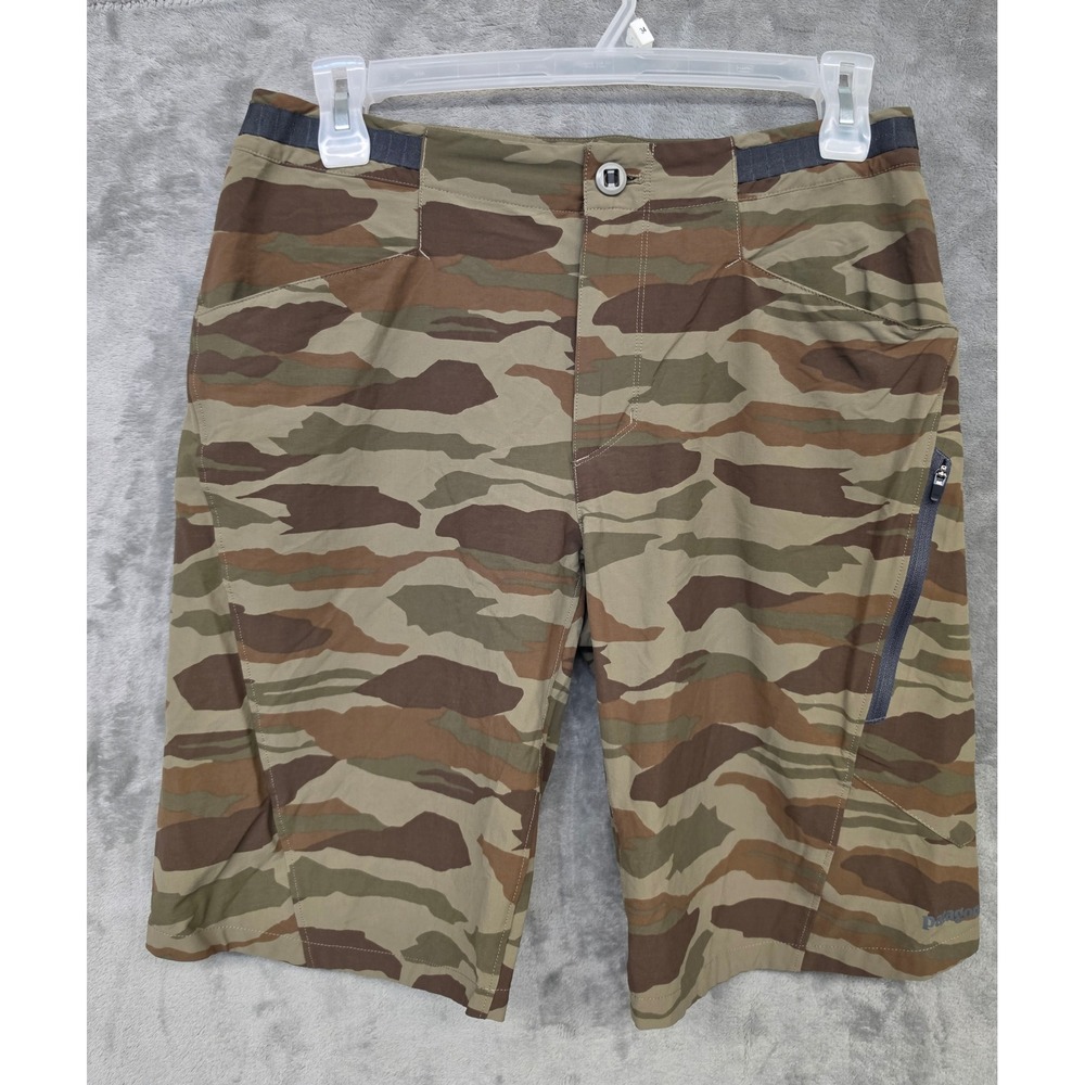 Patagonia Camo Shorts Dirt Craft Mountain Bike Mens 34 Gorpcore Hiking Outdoor